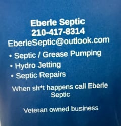 Septic pumping services